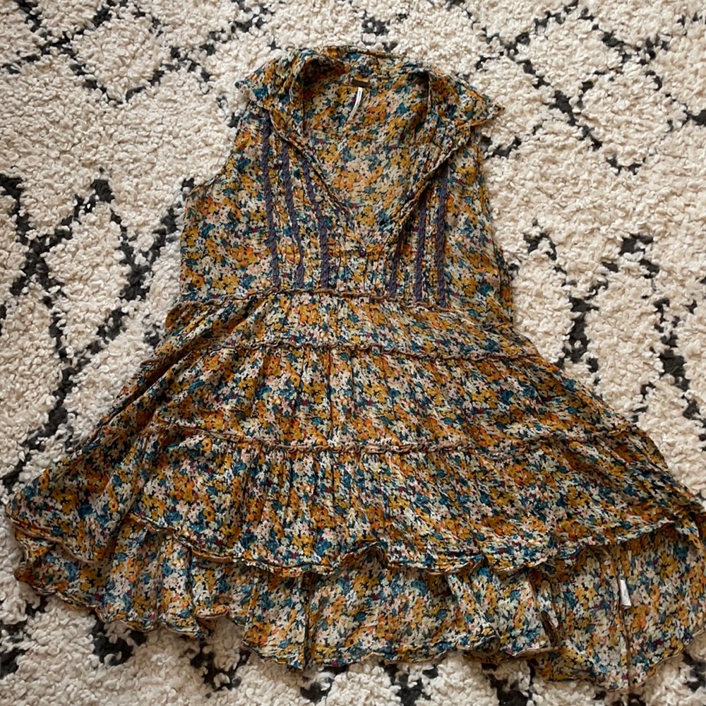 Free people floral blouse